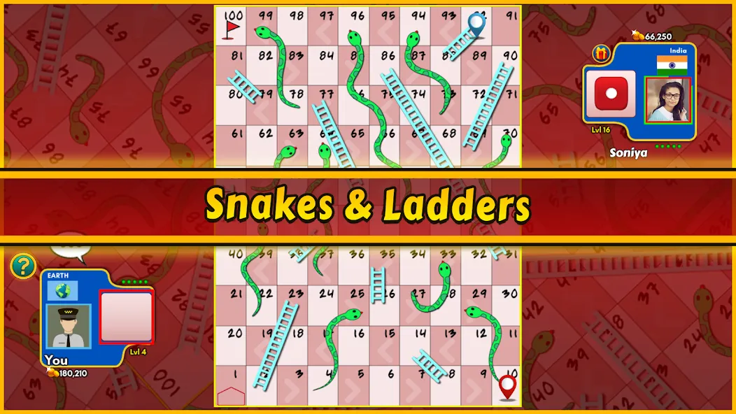 Snakes and Ladders King [MOD: безлимитные монеты и все уровни] Screenshot 3