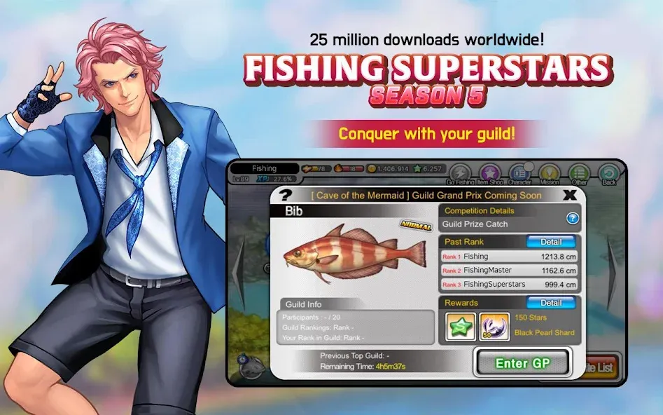 Fishing Superstars [MOD: много денег и редких рыб] Screenshot 2