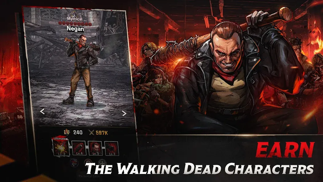 The Walking Dead: All-Stars [MOD: безлимитные ресурсы и усиленные герои] Screenshot 3