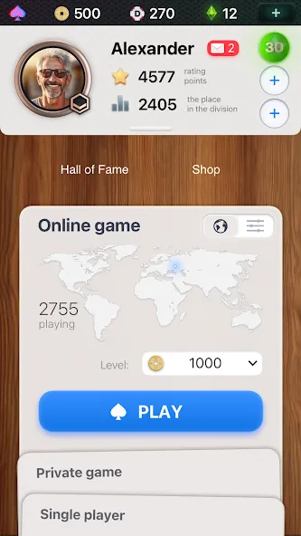 Durak Championship [MOD: безлимитные монеты и все уровни] Screenshot 1