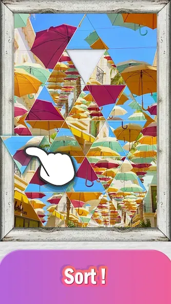 Jigsort Puzzles [MOD: безлимитные подсказки и открыты все уровни] Screenshot 2