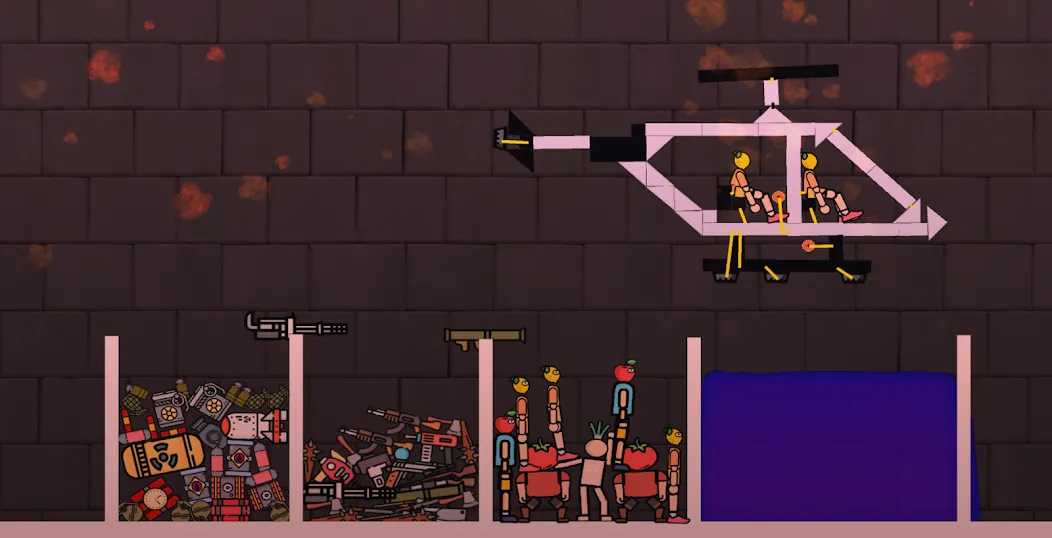 Gore Ragdoll Playground [MOD: разблокированы все уровни и оружие] Screenshot 3