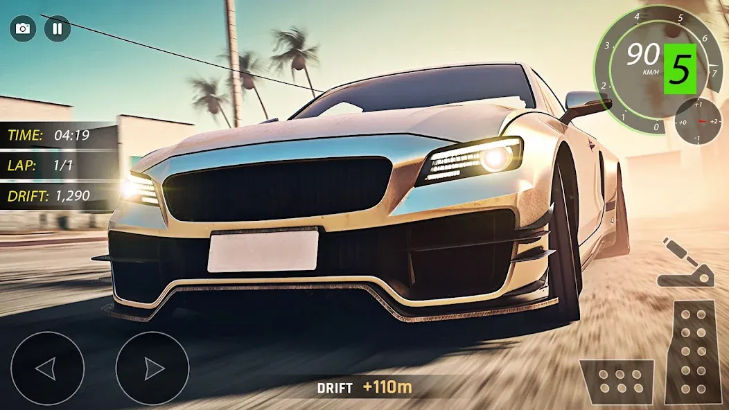 Highway Drifting Racing Games [MOD: безлимитные деньги и топливо] Screenshot 2