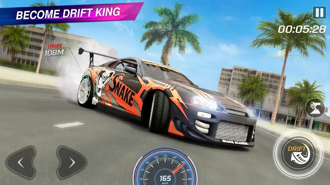 Extreme Car Driving: Car Drift [MOD: безлимитные деньги и все машины открыты] Screenshot 1