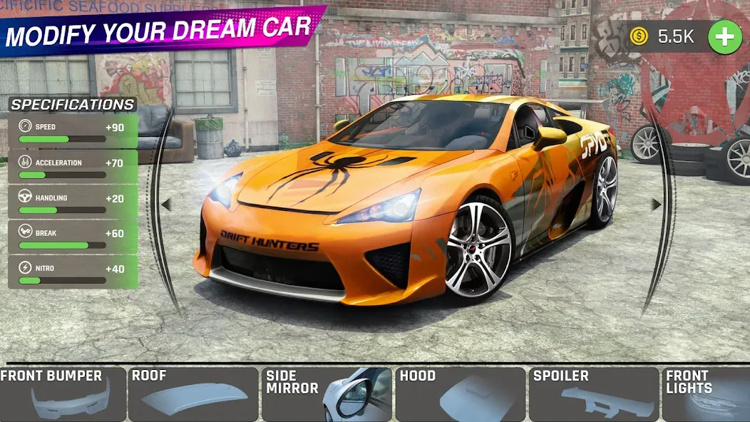 Extreme Car Driving: Car Drift [MOD: безлимитные деньги и все машины открыты] Screenshot 2