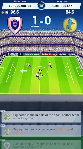 Idle Eleven - Soccer tycoon [MOD: безлимитные деньги и все команды] Screenshot 2