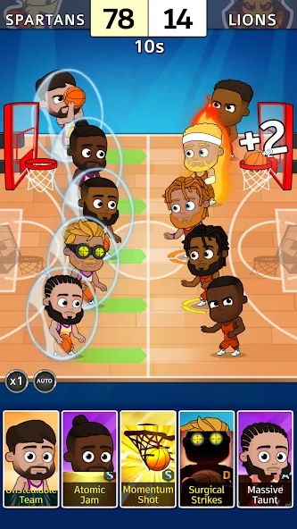 Idle Five Basketball tycoon [MOD: безлимитные деньги и открыты все уровни] Screenshot 4