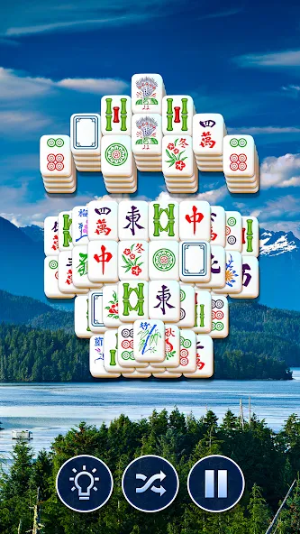 Mahjong Club - Solitaire Game [MOD: безлимитные подсказки и монеты] Screenshot 3