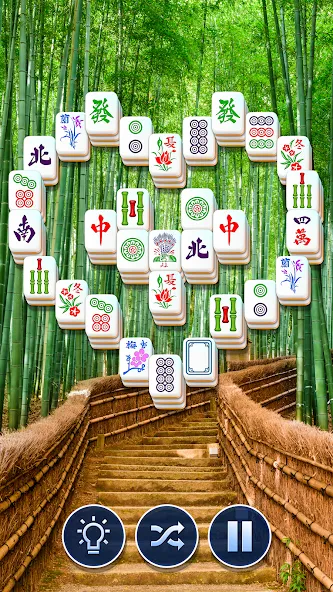Mahjong Club - Solitaire Game [MOD: безлимитные подсказки и монеты] Screenshot 4