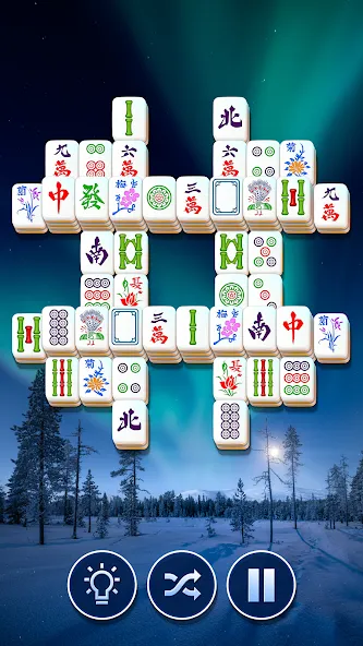 Mahjong Club - Solitaire Game [MOD: безлимитные подсказки и монеты] Screenshot 5