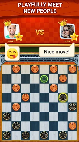 Checkers - Online &amp; Offline [MOD: игра без рекламы и онлайн] Screenshot 3