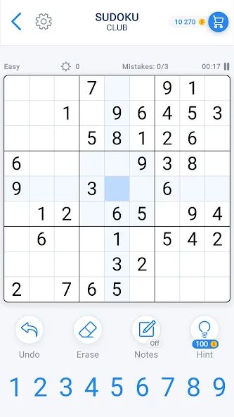Sudoku Game - Daily Puzzles [MOD: без рекламы и подсказки доступны] Screenshot 2