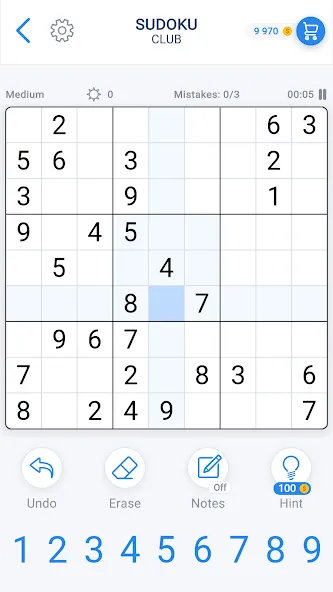 Sudoku Game - Daily Puzzles [MOD: без рекламы и подсказки доступны] Screenshot 3