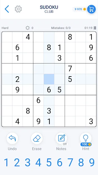 Sudoku Game - Daily Puzzles [MOD: без рекламы и подсказки доступны] Screenshot 4