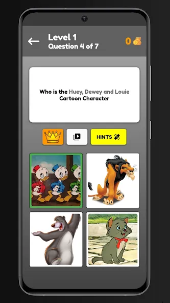 Guess Cartoon Character Quiz [MOD: открыты все персонажи и уровни] Screenshot 4