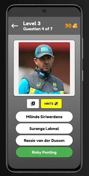 Cricket Quiz [MOD: правильные ответы без ограничений] Screenshot 1