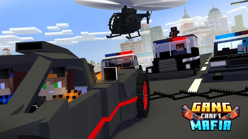 Gang Craft Mafia [MOD: безлимитные деньги и оружие] Screenshot 1