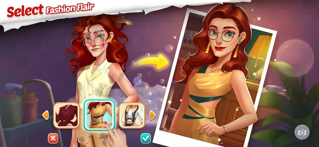 Garden Affairs: Design &amp; Match [MOD: безлимитные монеты и открыты уровни] Screenshot 2