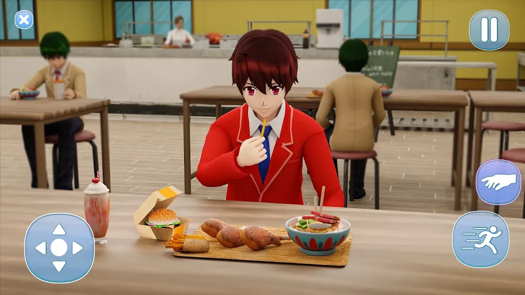 Anime Boy High School Life 3d [MOD: много денег и все уровни открыты] Screenshot 2