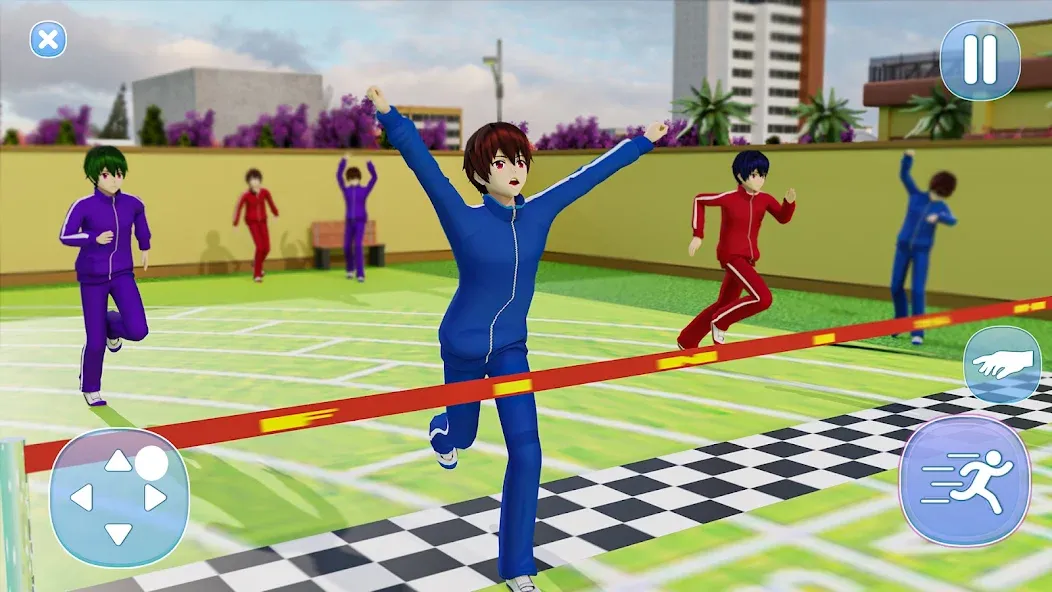 Anime Boy High School Life 3d [MOD: много денег и все уровни открыты] Screenshot 3