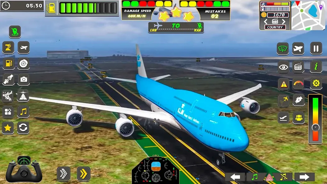 Real Flight Sim Airplane Games [MOD: безлимитные деньги и все самолеты открыты] Screenshot 2
