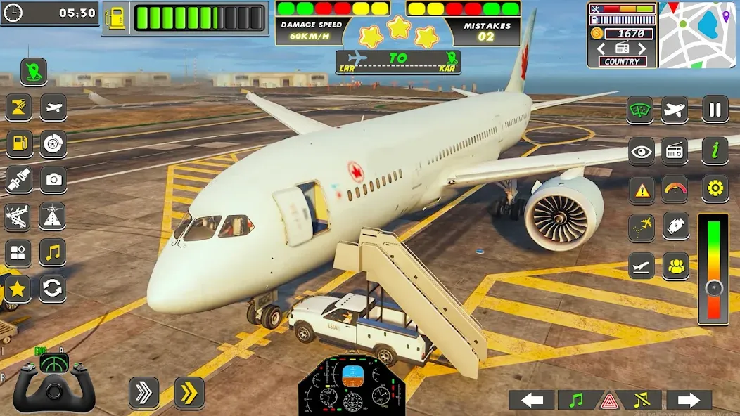 Real Flight Sim Airplane Games [MOD: безлимитные деньги и все самолеты открыты] Screenshot 3