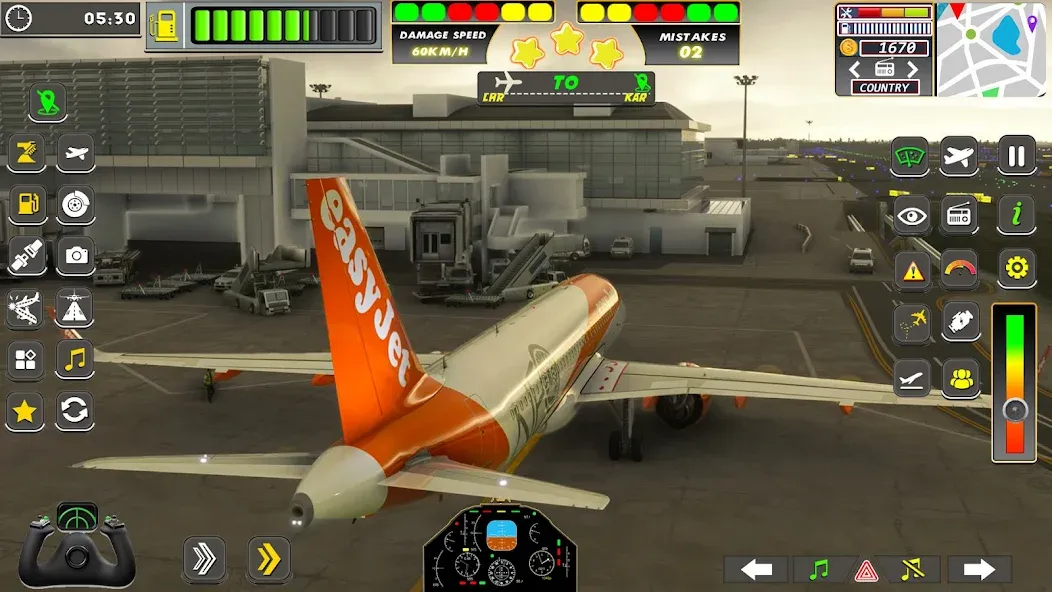 Real Flight Sim Airplane Games [MOD: безлимитные деньги и все самолеты открыты] Screenshot 4