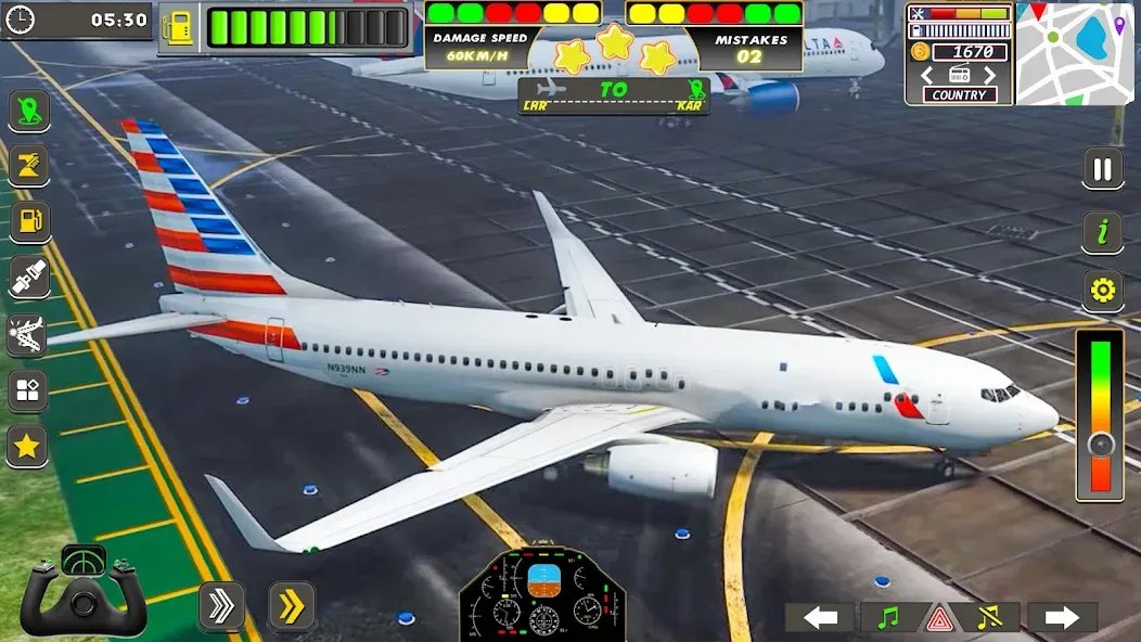 Real Flight Sim Airplane Games [MOD: безлимитные деньги и все самолеты открыты] Screenshot 5