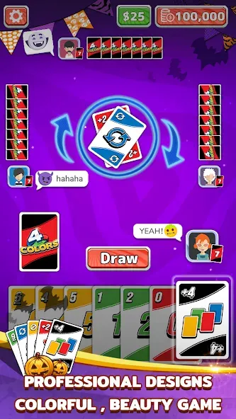 4 Colors Card Game [MOD: без рекламы и все карты открыты] Screenshot 2