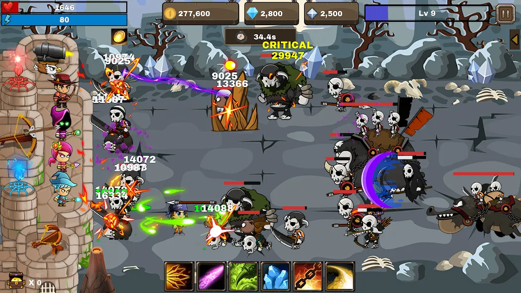 Final Castle Defence:Idle RPG [MOD: безлимитные деньги и усиленная защита замка] Screenshot 5