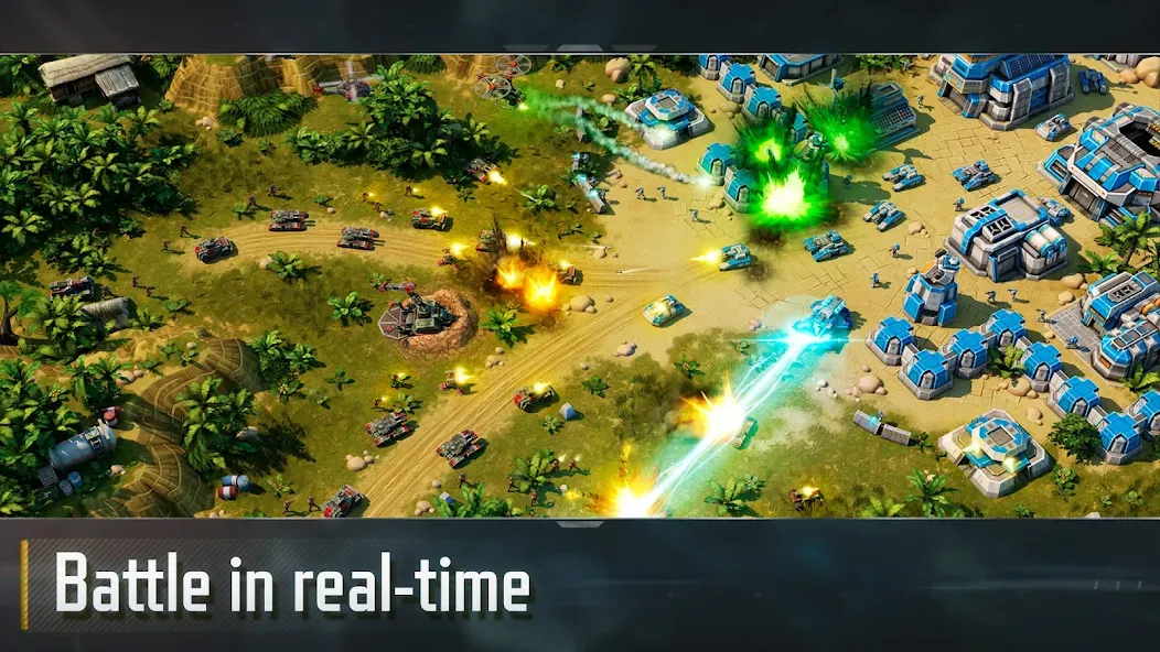 Art of War 3:RTS strategy game [MOD: много ресурсов и усиленная армия] Screenshot 2