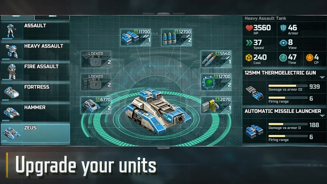Art of War 3:RTS strategy game [MOD: много ресурсов и усиленная армия] Screenshot 3