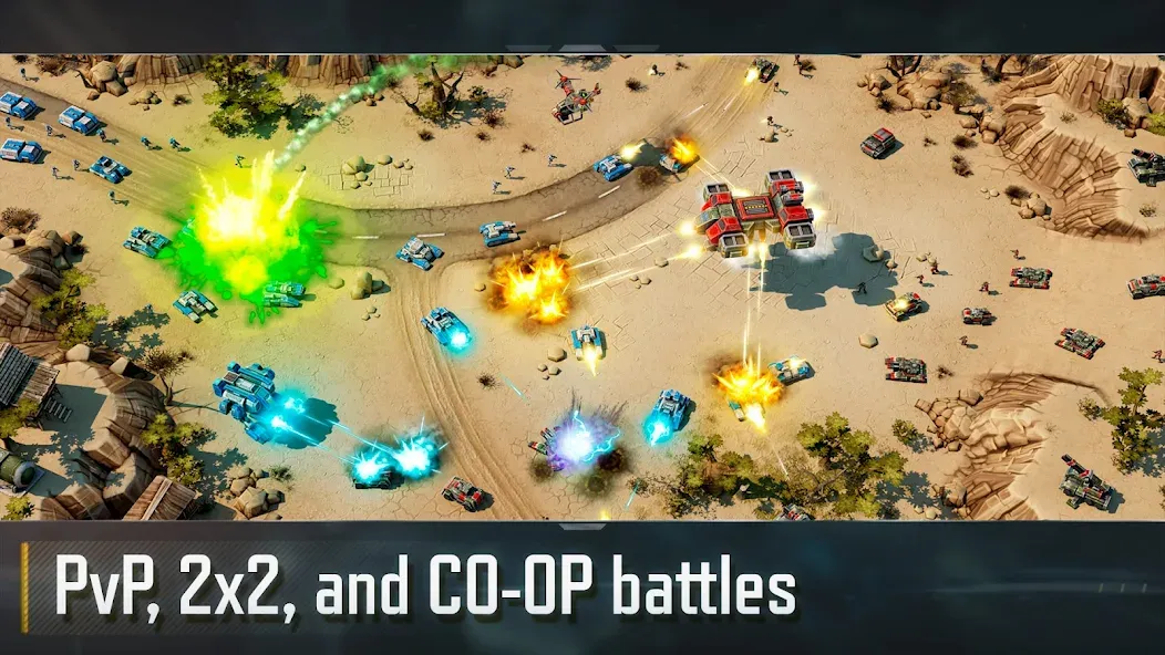 Art of War 3:RTS strategy game [MOD: много ресурсов и усиленная армия] Screenshot 4