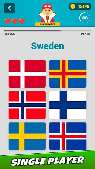 Flags 2: Multiplayer [MOD: много игроков и открыты все флаги] Screenshot 4