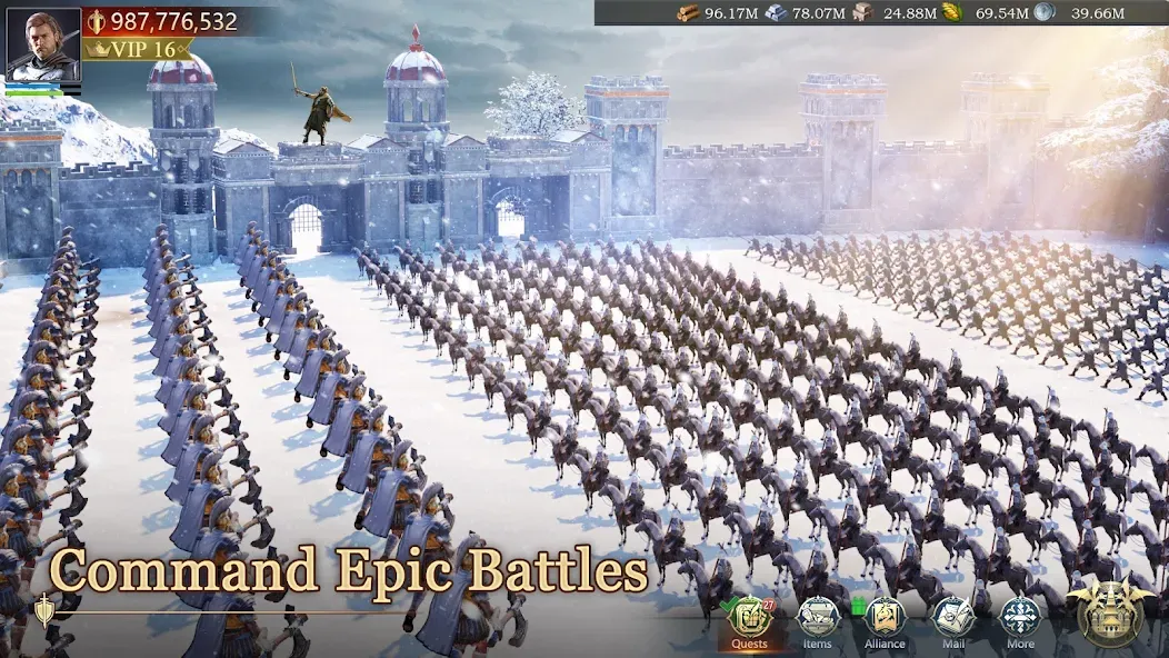 Game of Kings:The Blood Throne [MOD: безлимитные ресурсы и ускоренное строительство] Screenshot 2