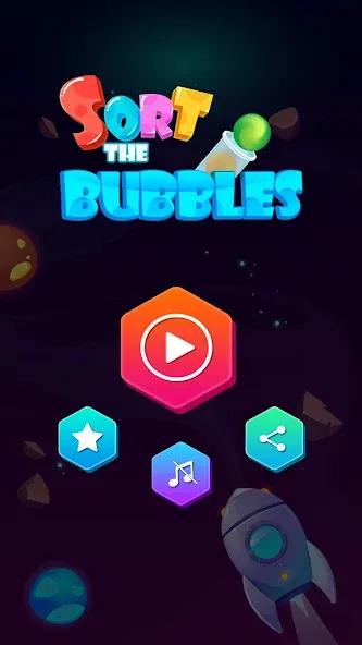 Ball Sort - Bubble Sort Puzzle [MOD: без рекламы и все уровни открыты] Screenshot 1