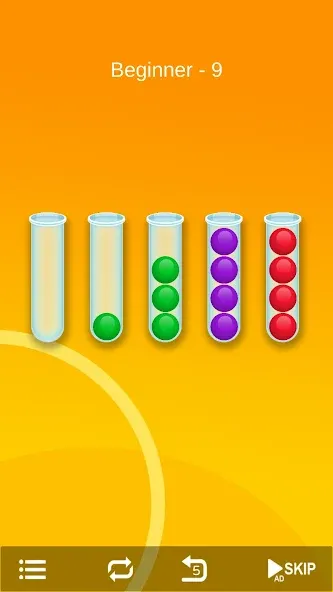 Ball Sort - Bubble Sort Puzzle [MOD: без рекламы и все уровни открыты] Screenshot 4