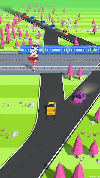 Traffic Run!: Driving Game [MOD: безлимитные деньги и все машины] Screenshot 1