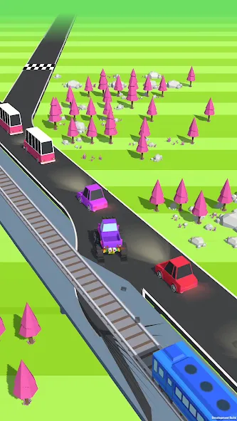 Traffic Run!: Driving Game [MOD: безлимитные деньги и все машины] Screenshot 2