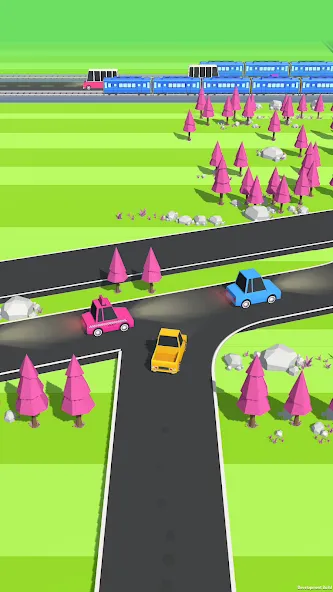 Traffic Run!: Driving Game [MOD: безлимитные деньги и все машины] Screenshot 5
