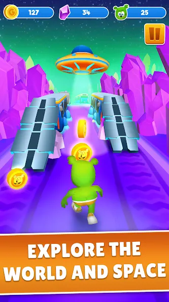 Gummy Bear Run: Running Games [MOD: безлимитные монеты и все скины] Screenshot 3