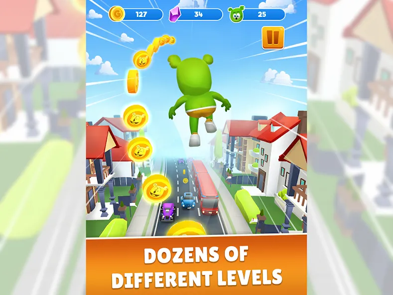Gummy Bear Run: Running Games [MOD: безлимитные монеты и все скины] Screenshot 5