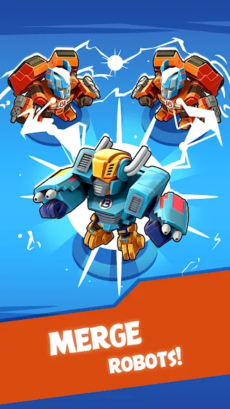 Merge Plane Robots Idle Empire [MOD: безлимитные деньги и энергия] Screenshot 5