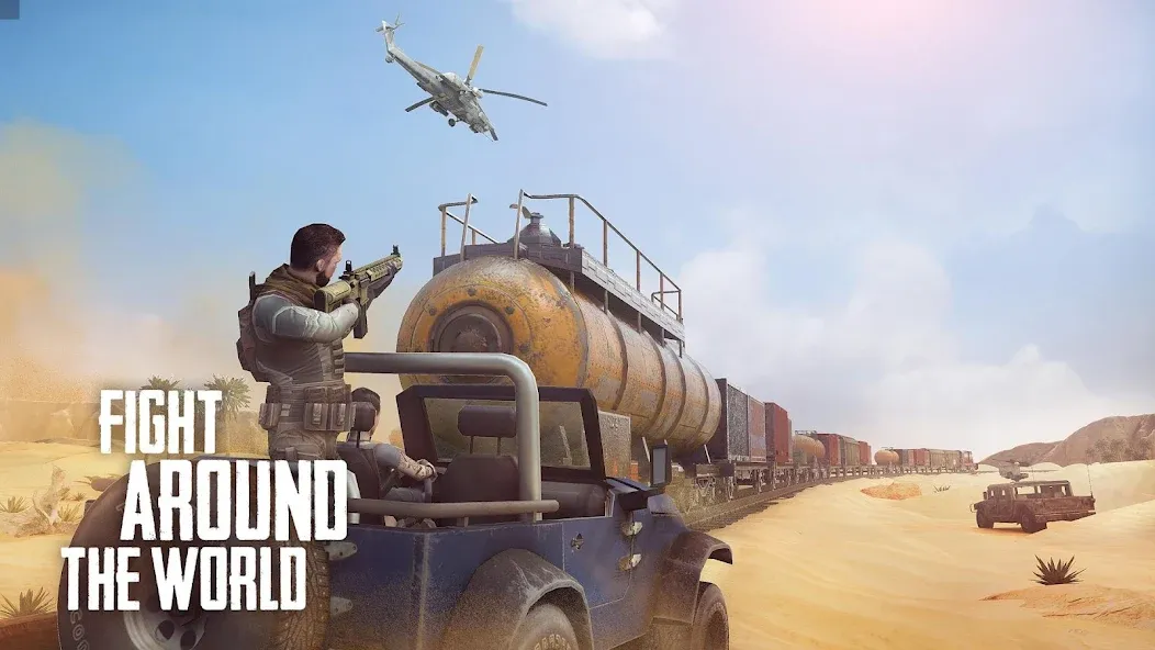 Cover Fire: Offline Shooting [MOD: безлимитные деньги и патроны] Screenshot 2