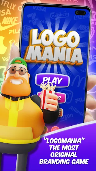 Logomania - Logo Quiz Original [MOD: открыты все логотипы и уровни] Screenshot 1