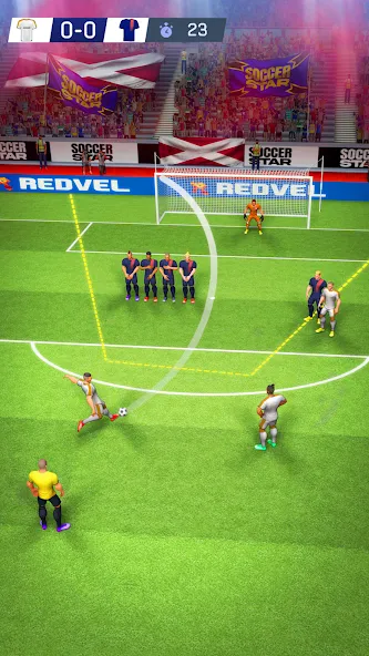 Soccer Star: Super Champs [MOD: безлимитные деньги и энергия] Screenshot 1