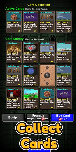 Lone Tower Roguelike Defense [MOD: неограниченные ресурсы и усиленная башня] Screenshot 3
