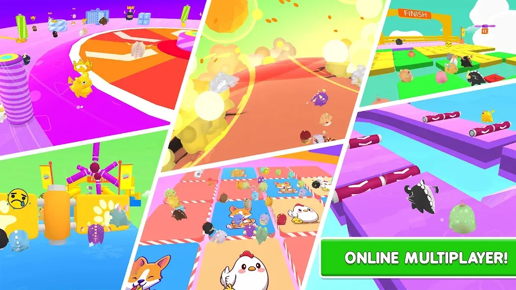 Fall.io - Race of Dino [MOD: без рекламы и все динозавры открыты] Screenshot 1