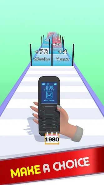 Phone Runner Evolution Race 3D [MOD: без рекламы и много денег] Screenshot 2