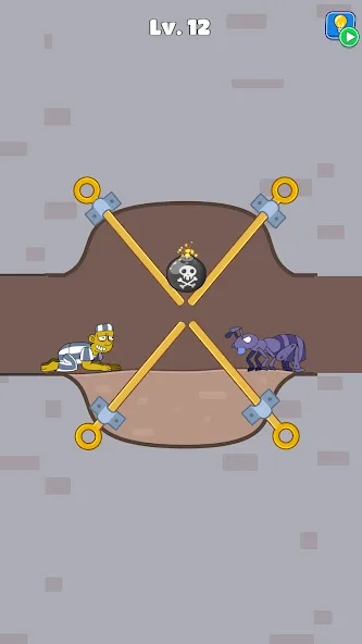 Prison Escape: Pin Puzzle [MOD: безлимитные деньги и подсказки] Screenshot 2